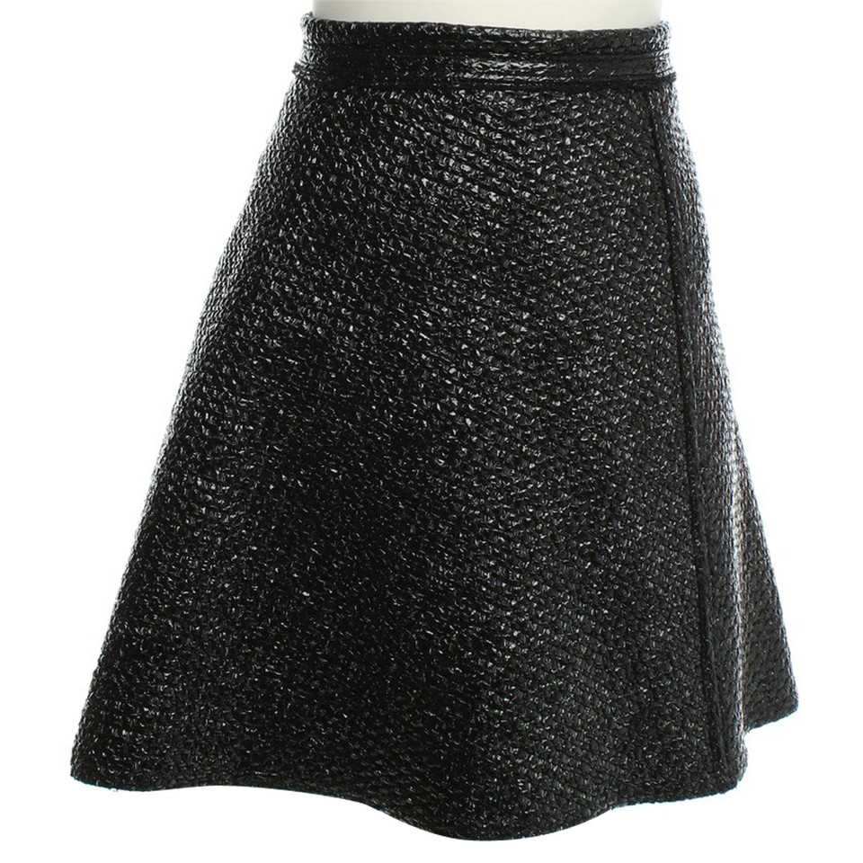 Hugo Boss A-line skirt in black