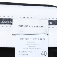 René Lezard Pantalon à rayures