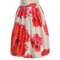 Marc Cain skirt with red floral print