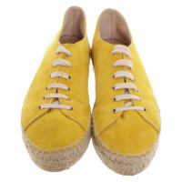 Lika Mimika Lace-up shoes Suede in Yellow