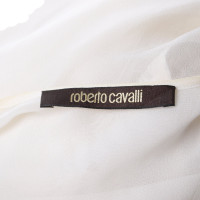 Roberto Cavalli Bluse in Cremeweiß