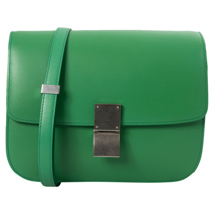 Céline Handbag Leather in Green