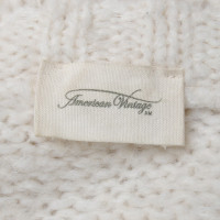 American Vintage Pull tricoté en crème blanche