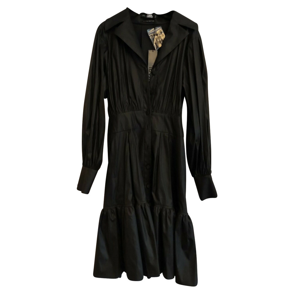 Karl Lagerfeld Robe en Coton en Noir