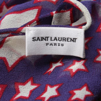 Saint Laurent Foulard avec imprimé étoiles