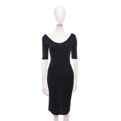 Emporio Armani Kleid aus Viskose in Schwarz
