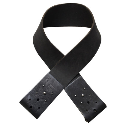 Ikks Belt Leather in Black