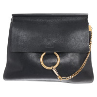 Chloé Faye Bag en Cuir en Noir