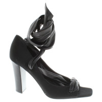 Yves Saint Laurent Peeptoes with leather lacing