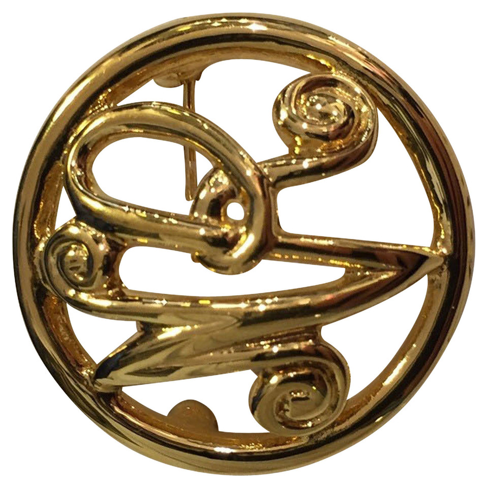 Nina Ricci Gouden logo-broche
