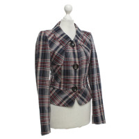 René Lezard Blazer with plaid pattern