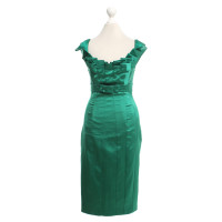 Karen Millen Silk dress in green