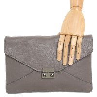 Pinko Sac à bandoulière en Cuir en Gris