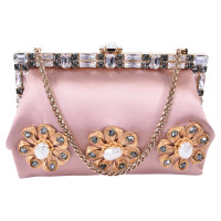 Dolce & Gabbana Handtasche aus Seide in Rosa / Pink