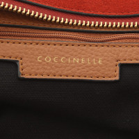 Coccinelle Wildleder-Handtasche in Rot