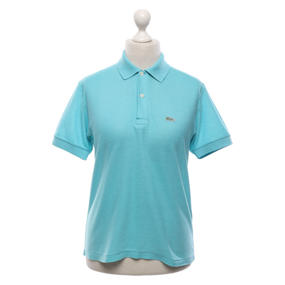 Lacoste Top Cotton in Turquoise