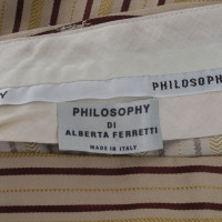 Philosophy Di Alberta Ferretti Rok met strepen