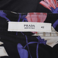 Prada Silk skirt with floral pattern