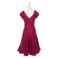Diane Von Furstenberg Kleid aus Seide in Fuchsia