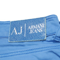 Armani Jeans Paire de Pantalon en Coton en Bleu