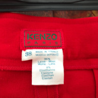 Kenzo Rode broek Hoog getailleerde Kenzo