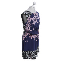 Diane Von Furstenberg Kleid in Lila mit Muster