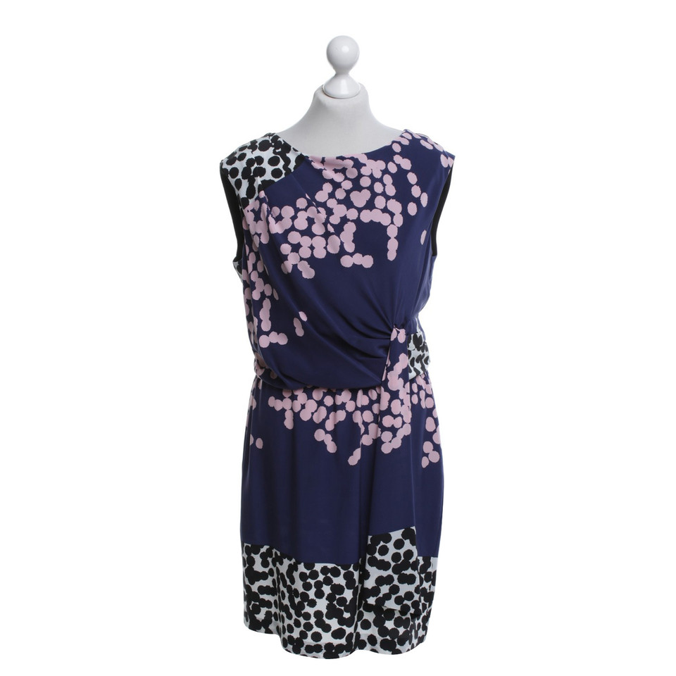 Diane Von Furstenberg Dress in purple with pattern