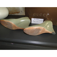 Gucci Patent leather wedges