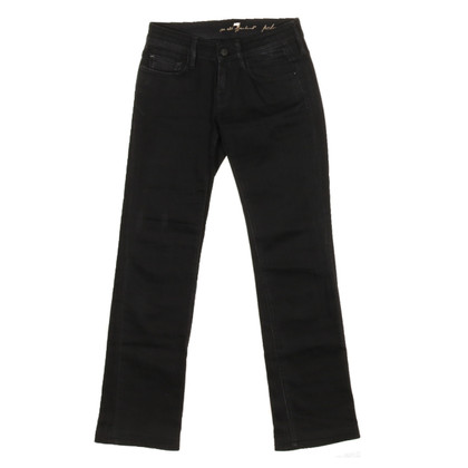 7 For All Mankind Jeans aus Baumwolle in Schwarz