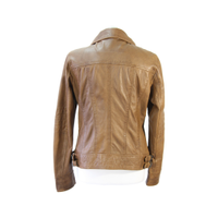 Oakwood biker jacket in brown