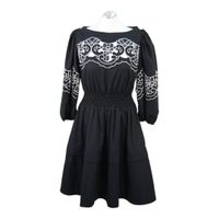 Pinko Kleid in Schwarz/Weiß