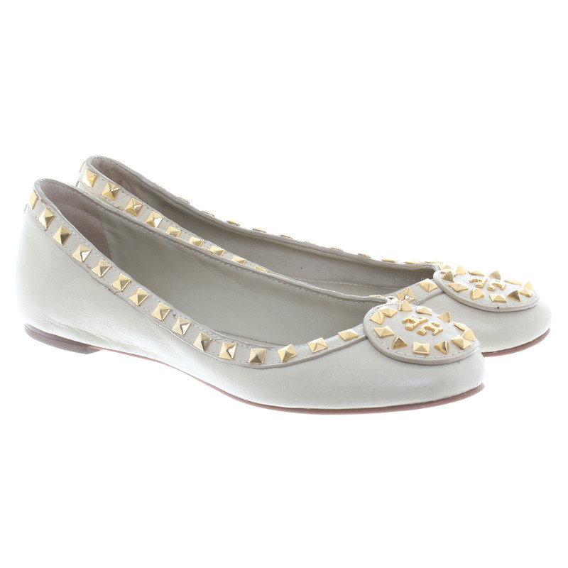 Tory Burch Ballerina's leder