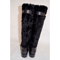 Rupert Sanderson Boots with rabbit fur