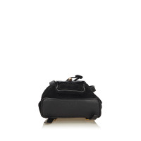 Gucci Bamboo Backpack Suede in Black