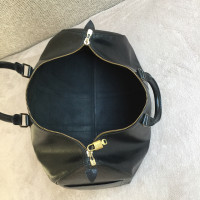 Louis Vuitton Keepall 50 in Pelle verniciata in Nero