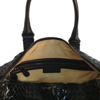 Bottega Veneta Smooth / patent leather handbag