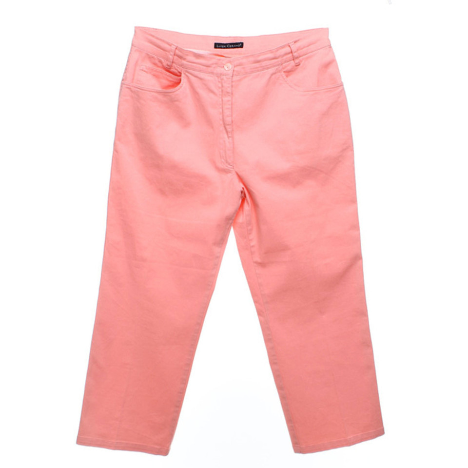 Luisa Cerano Jeans color rosa salmone