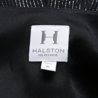Halston Heritage Kleid in Schwarz/Silber