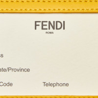Fendi Luggage tag with pattern