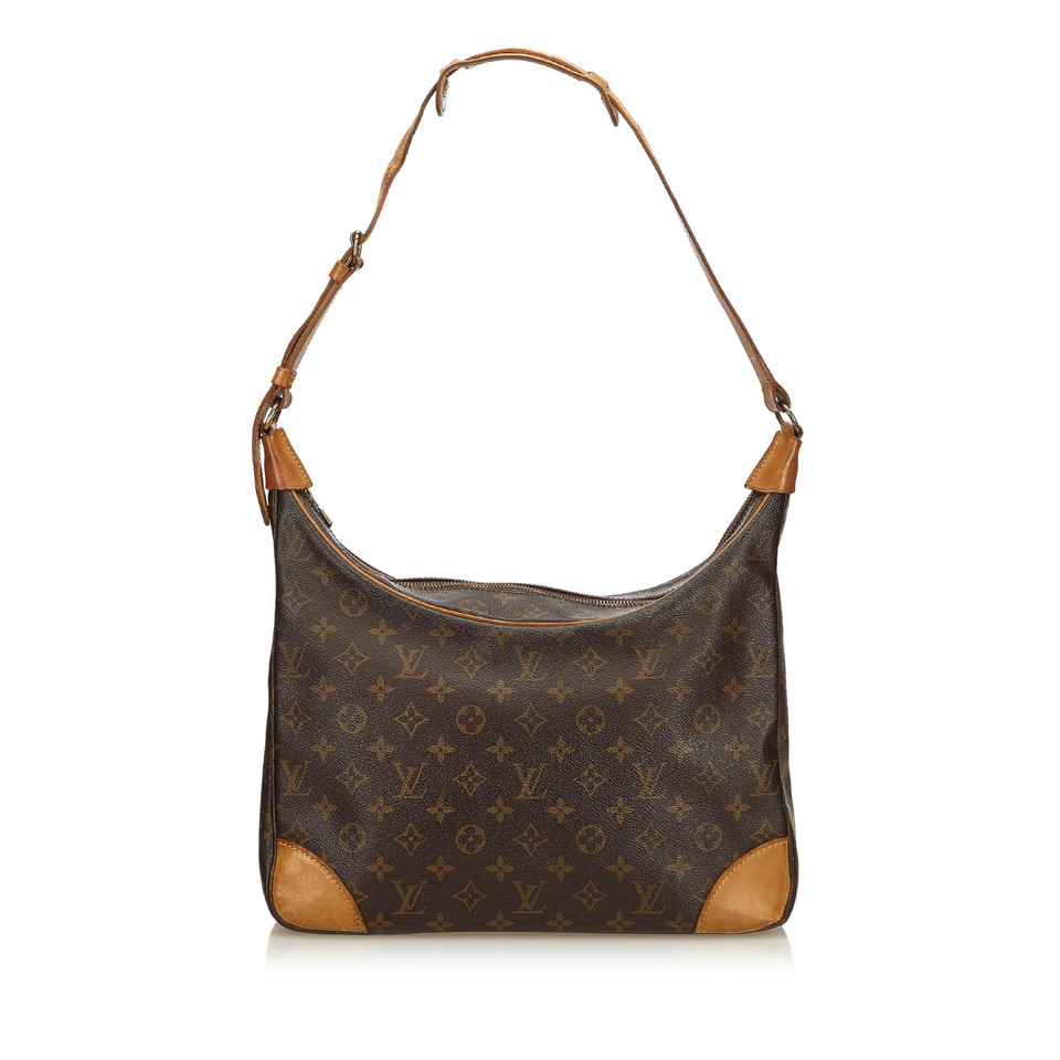 Louis Vuitton Boulogne in Tela in Marrone