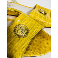 Chanel Sandali realizzati in pelle di coccodrillo