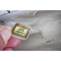 Chanel Classic Flap Bag Small en Coton en Blanc