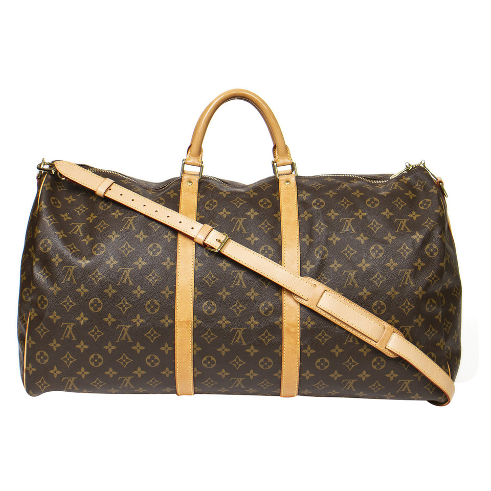 Louis Vuitton Keepall Bandouliere 60 aus Canvas in Braun