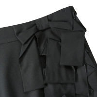 Red Valentino Zwarte rok met strikken