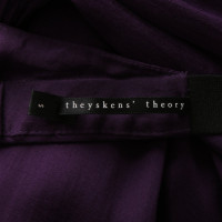Theyskens' Theory Kleid aus Seide in Violett