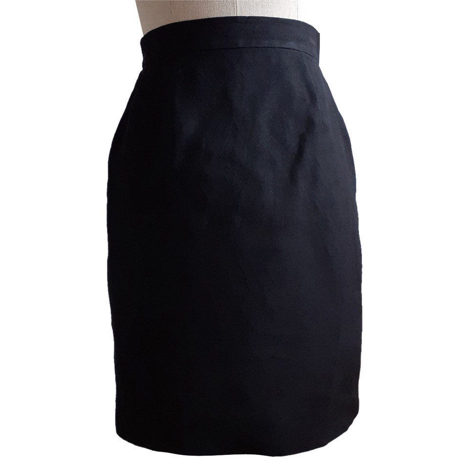 Karl Lagerfeld Skirt Linen in Black