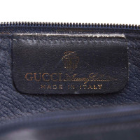 Gucci Boston Bag aus Canvas in Grau