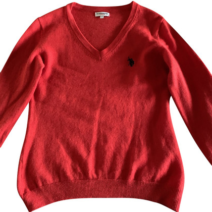 Polo Ralph Lauren Oberteil aus Wolle in Rot
