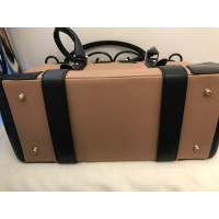Aspinal Of London Cappuccino & amp; Pelle nera Tote Bag