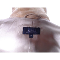 A.P.C. Wildleder Trenchcoat